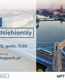 Wrocław jest przedsiębiorczy - konferencja Wrocławskiego Parku Technologicznego baner