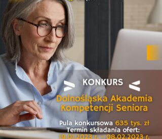 Dolnośląska Akademia Kompetencji Seniora konkurs baner UMWD