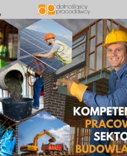 Kompetentni pracownicy sektora budowlanego baner FRW